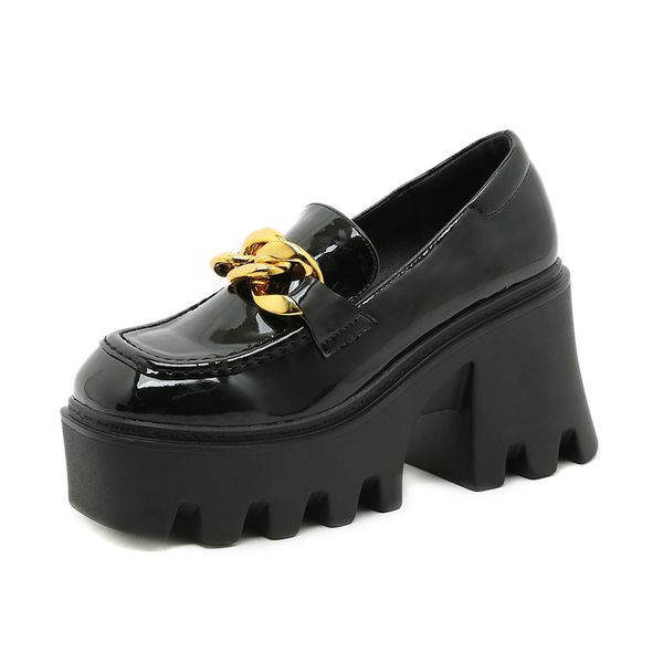 2022 flats platform women oxford shoes fashion luxury patent leather lightweight casual shoes chunky slip on high heels, Black
2022 flats platform women oxford shoes fashion luxury patent leather lightweight casual shoes chunky slip on high heels, Black
