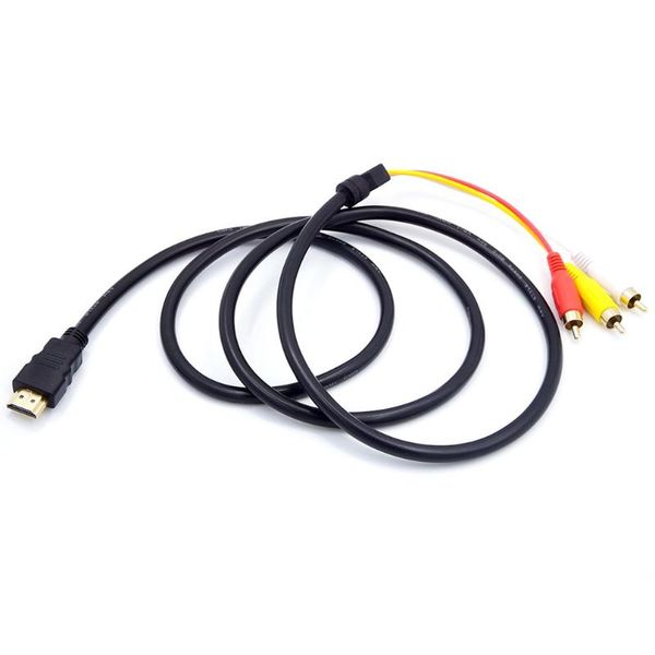 audio cables & connectors 5 feet 1080p hdtv male to 3 rca video av cable cord adapter converter connector component lead for
audio cables & connectors 5 feet 1080p hdtv male to 3 rca video av cable cord adapter converter connector component lead for