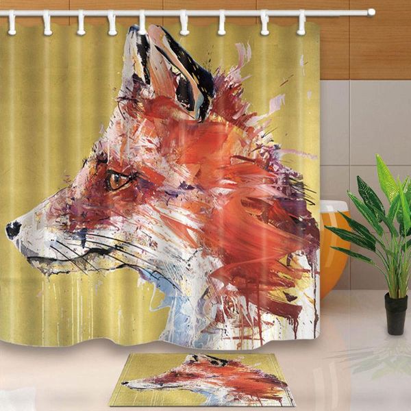 shower curtains wolf watercolor painting bath screens polyester fabric waterproof mildew proof with hooks washable
shower curtains wolf watercolor painting bath screens polyester fabric waterproof mildew proof with hooks washable