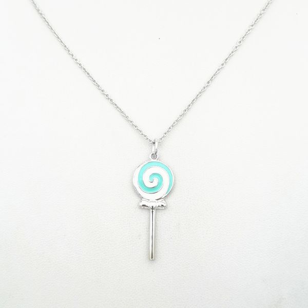 2021 new sterling sier ms classic blue-green white spiral pattern lollipop necklace pendant lovers cute act the role ofing is tasted b9ro, Silver
2021 new sterling sier ms classic blue-green white spiral pattern lollipop necklace pendant lovers cute act the role ofing is tasted b9ro, Silver