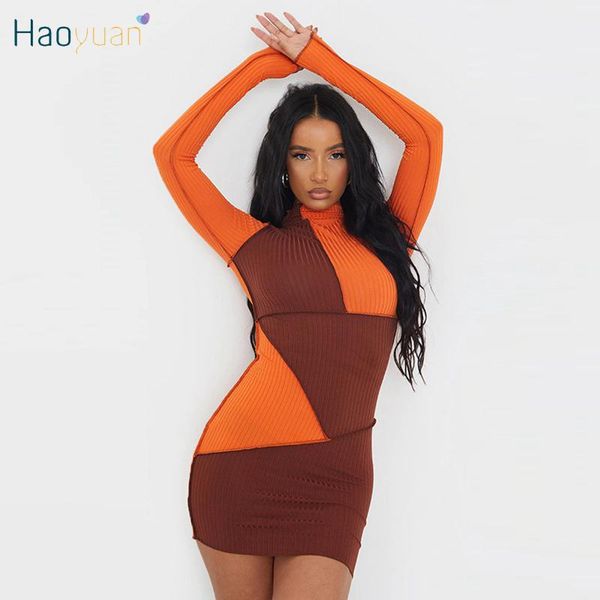 casual dresses haoyuan knitted women fall dress long sleeve patchwork cute y2k clothes outfits elegant party skinny club mini, Black;gray
casual dresses haoyuan knitted women fall dress long sleeve patchwork cute y2k clothes outfits elegant party skinny club mini, Black;gray