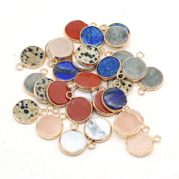 natural stone 23x48mm round rose quartz lapis lazuli turquoise tiger's eye opal pendant charms diy reiki healing earrings necklace jewe, Bronze;silver
natural stone 23x48mm round rose quartz lapis lazuli turquoise tiger's eye opal pendant charms diy reiki healing earrings necklace jewe, Bronze;silver