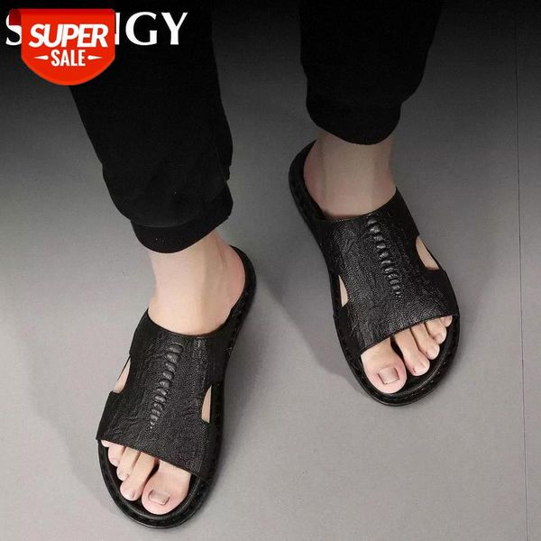new fashion men slippers summer outdoor beach leather sandals man comfortable soft flat open toe rubber bottom big size 38-45 #ln1b, Black
new fashion men slippers summer outdoor beach leather sandals man comfortable soft flat open toe rubber bottom big size 38-45 #ln1b, Black