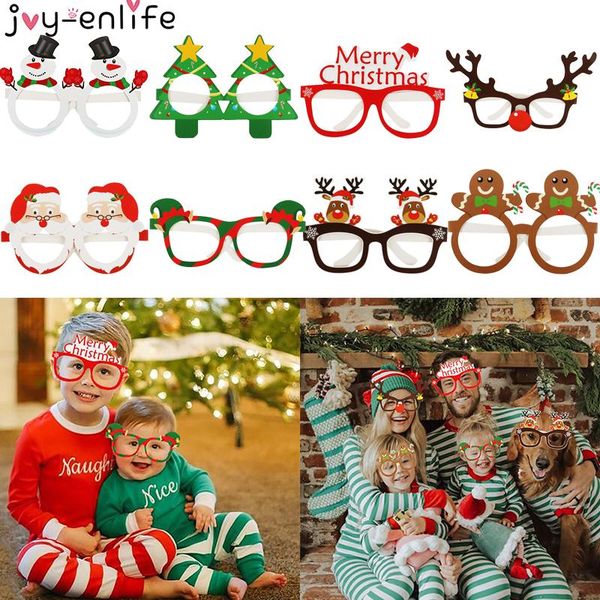 christmas decorations 9pcs glasses santa claus xmas tree elk frame merry po prop 2022
christmas decorations 9pcs glasses santa claus xmas tree elk frame merry po prop 2022