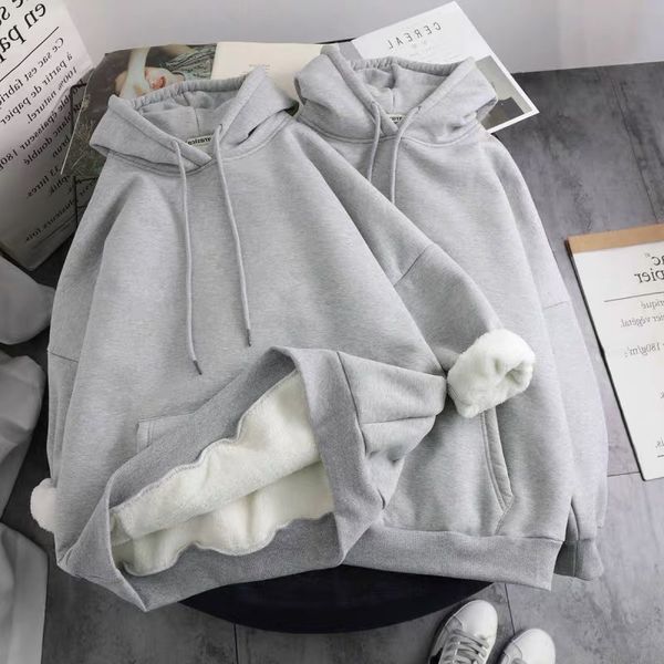 designs winter hoodies pullovers for women warm thicken fleece female oversize sweatshirt solid womens loose casual velvet, Black
designs winter hoodies pullovers for women warm thicken fleece female oversize sweatshirt solid womens loose casual velvet, Black