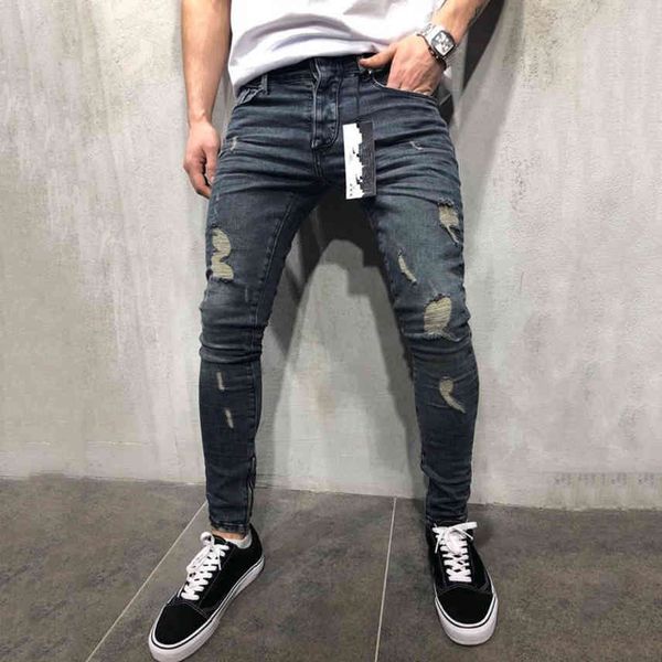 mens zipper hol digner jeans black ripped slim fit reprent pencil size 28-40, Blue
mens zipper hol digner jeans black ripped slim fit reprent pencil size 28-40, Blue