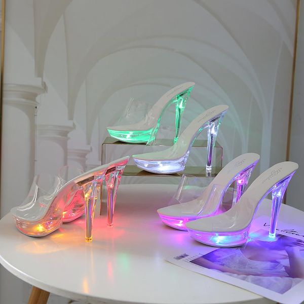 slippers summer high heels shoes woman fine heel 13cm thick bottom striptease shine female+shoes catwalk, Black
slippers summer high heels shoes woman fine heel 13cm thick bottom striptease shine female+shoes catwalk, Black