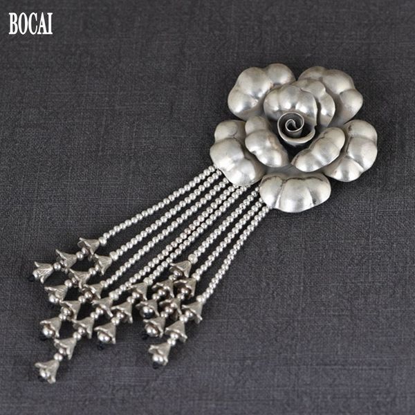 2021 new real s925 pure retro braided rope long tassel handmade sier peony flower pendant for woman 41l2, Silver
2021 new real s925 pure retro braided rope long tassel handmade sier peony flower pendant for woman 41l2, Silver