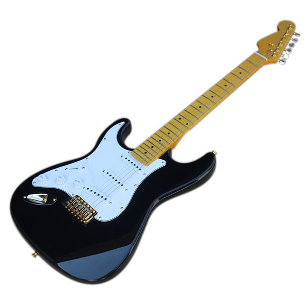 factory outlet-left handed black 6 strings electric guitar with gold hardware,rosewood fretboard,high cost performance
factory outlet-left handed black 6 strings electric guitar with gold hardware,rosewood fretboard,high cost performance