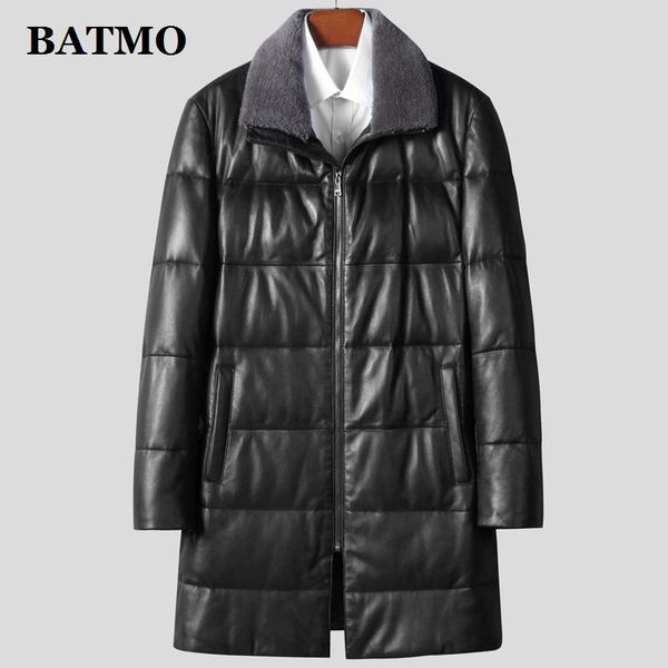 men's leather & faux batmo 2021 arrival winter 90% white duck down jackets men,natural sheepskin jackets, cq1311-20, Black
men's leather & faux batmo 2021 arrival winter 90% white duck down jackets men,natural sheepskin jackets, cq1311-20, Black