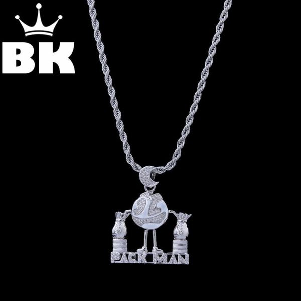 pendant necklaces the bling king custom pack man necklace hip hop full iced out cubic zirconia gold sliver cz stone, Silver
pendant necklaces the bling king custom pack man necklace hip hop full iced out cubic zirconia gold sliver cz stone, Silver