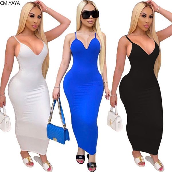 cm.yaya women summer spaghetti strap v-neck sleeveless bodycon midi pencil maxi dress party club long dresses 210630, Black;gray
cm.yaya women summer spaghetti strap v-neck sleeveless bodycon midi pencil maxi dress party club long dresses 210630, Black;gray