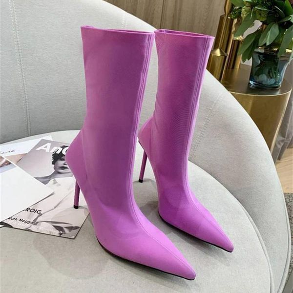boots 2021 ladies ankle pointed toe slip-on stiletto high heels fashion temperament solid black purple winter autumn pupms
boots 2021 ladies ankle pointed toe slip-on stiletto high heels fashion temperament solid black purple winter autumn pupms