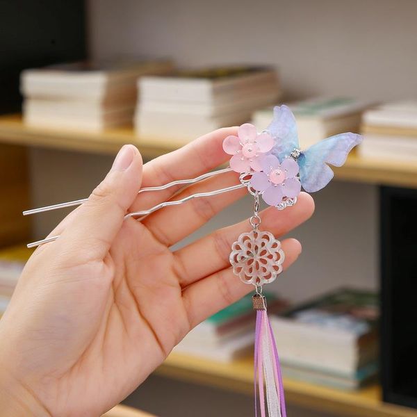 wyinya children antique hair ornaments retro jewelry tassel butterfly girl hairpin hair sticks, Slivery;white
wyinya children antique hair ornaments retro jewelry tassel butterfly girl hairpin hair sticks, Slivery;white