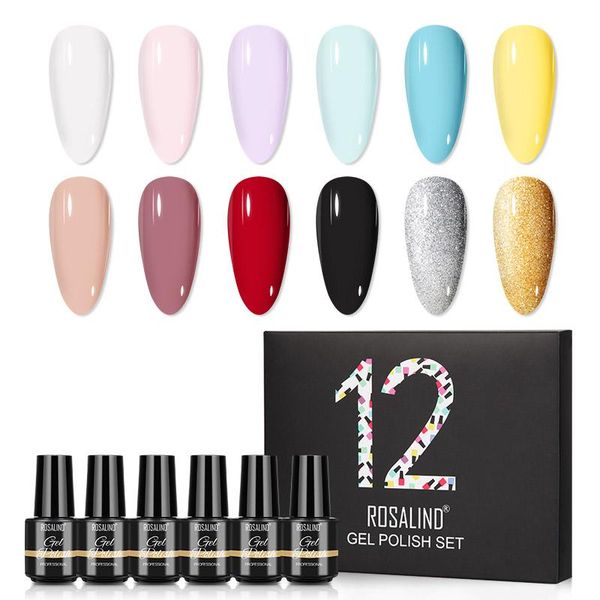 nail art kits rosalind gel polish set 6pcs/box hybrid semi permanent uv led base coat for manicure kit 7ml
nail art kits rosalind gel polish set 6pcs/box hybrid semi permanent uv led base coat for manicure kit 7ml