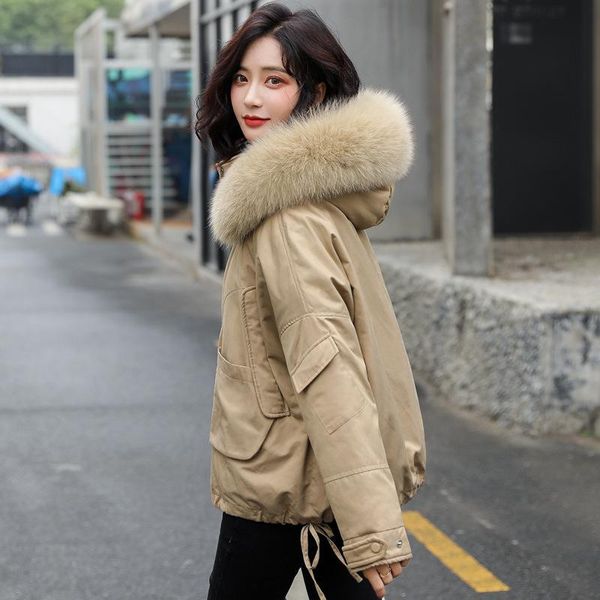 small work clothes korean version loose pinghu down jacket school overcomes women's short detachable coat new wholesale, Black
small work clothes korean version loose pinghu down jacket school overcomes women's short detachable coat new wholesale, Black