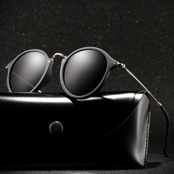 fashion sunglasses frames classic polarized brand design men round metal driving sun glasses women uv400 shades sunglass, Black
fashion sunglasses frames classic polarized brand design men round metal driving sun glasses women uv400 shades sunglass, Black