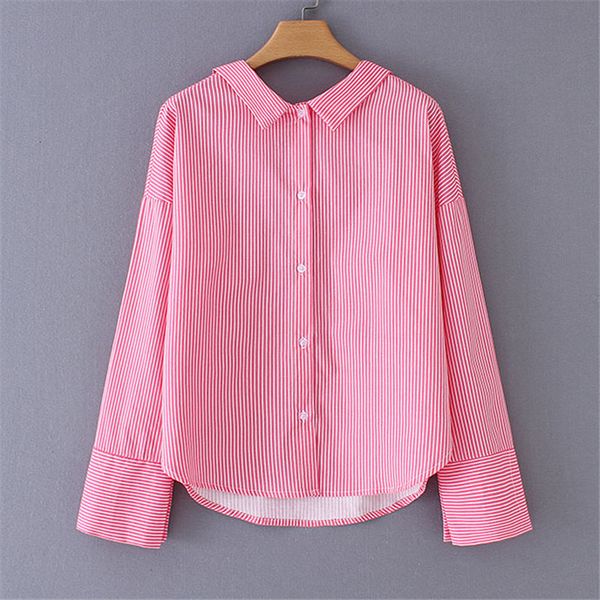 2021 new lapel long sleeve women spring single breasted office work striped vintage blouse shirts xv2u, Black
2021 new lapel long sleeve women spring single breasted office work striped vintage blouse shirts xv2u, Black