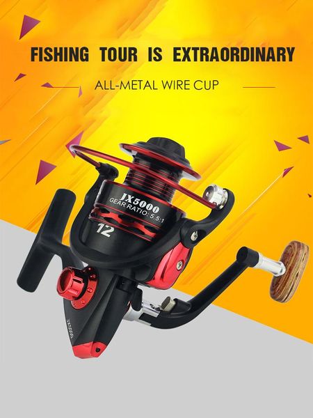 baitcasting reels jx series 12bb fishing reel wooden handle spinning wheel metal head high speed than 5.5:1 casting rods carp tackle
baitcasting reels jx series 12bb fishing reel wooden handle spinning wheel metal head high speed than 5.5:1 casting rods carp tackle