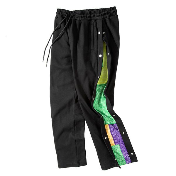 2021 new high street side cashew print button drawstring joggers sweatpants mens solid oversize harem pants harajuku baggy trousers 71vi, Black
2021 new high street side cashew print button drawstring joggers sweatpants mens solid oversize harem pants harajuku baggy trousers 71vi, Black