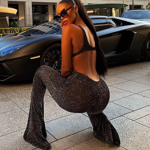 women's jumpsuits & rompers womens jumpsuit 2021 see-through black mesh bodysuit backless sequin glitter pants, Black;white
women's jumpsuits & rompers womens jumpsuit 2021 see-through black mesh bodysuit backless sequin glitter pants, Black;white
