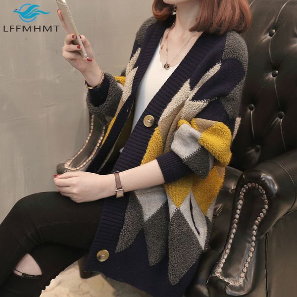 2021 new women winter fall long sleeve v-neck argyle pattern korean style thick warm knit cardigan office lady casual chic sweaters h1sx, White;black
2021 new women winter fall long sleeve v-neck argyle pattern korean style thick warm knit cardigan office lady casual chic sweaters h1sx, White;black