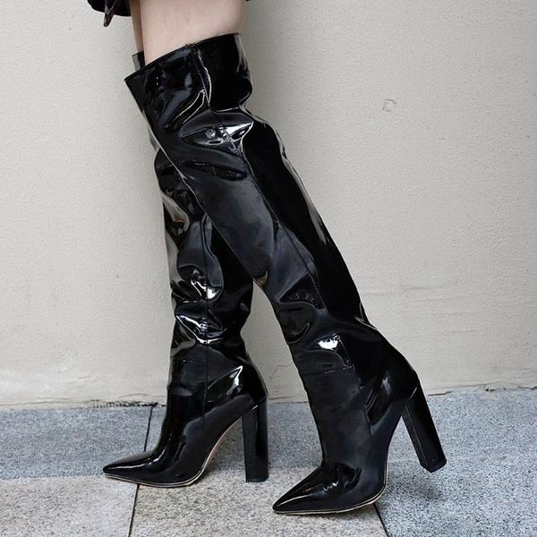 boots ribetrini lady party dress club shoes pointed toe high heels mid calf women 2021 solid fashion, Black
boots ribetrini lady party dress club shoes pointed toe high heels mid calf women 2021 solid fashion, Black