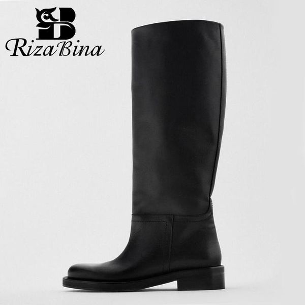 boots rizabina real leather 2021 women knee fashion platform winter shoes woman's warm long lady footwear size 33-43, Black
boots rizabina real leather 2021 women knee fashion platform winter shoes woman's warm long lady footwear size 33-43, Black