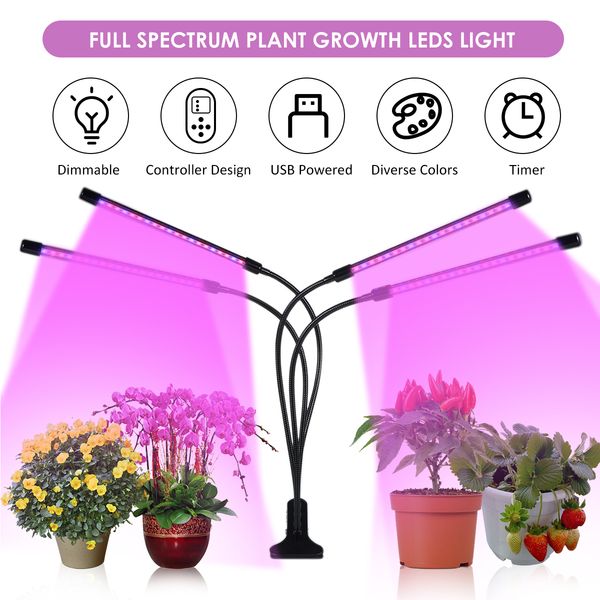 2021 new 32w 4 head led grows the light dc5v usb with timer can be darkened full spectrum lamps clip flexible phyto lamp for planting greeho
2021 new 32w 4 head led grows the light dc5v usb with timer can be darkened full spectrum lamps clip flexible phyto lamp for planting greeho