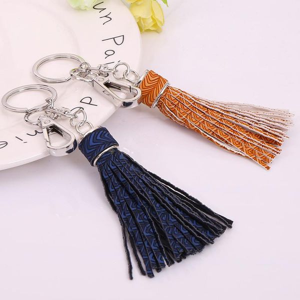 keychains ripple handmade pu leather keyring tassel pendants keychain car bag purse key holder chain, Silver
keychains ripple handmade pu leather keyring tassel pendants keychain car bag purse key holder chain, Silver