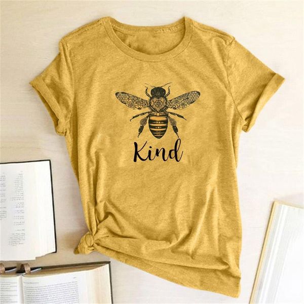 kind bee t shirt women short sleeve summer casual printed t shirt harajuku tees shirt femme ropa mujer egirl aesthetic clothes, White
kind bee t shirt women short sleeve summer casual printed t shirt harajuku tees shirt femme ropa mujer egirl aesthetic clothes, White