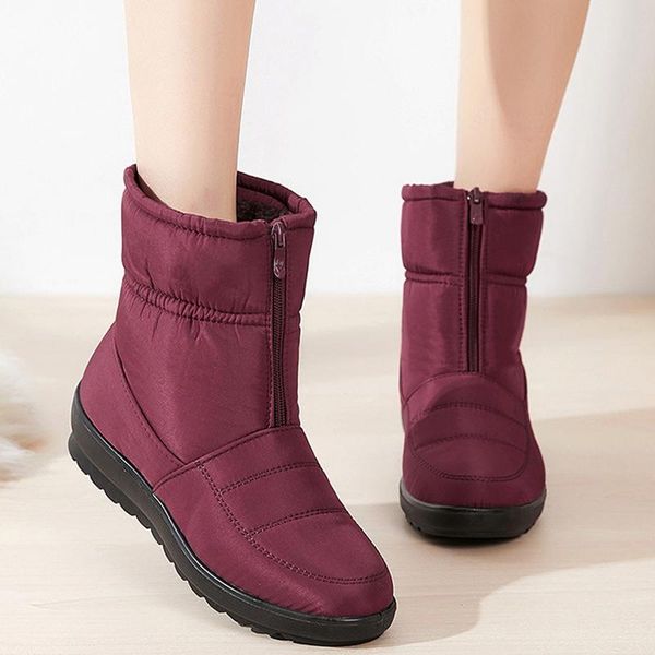 boots 2021 women ladies platform shoes high winter plush warm waterproof casual cotton mid-calf zipper wedge snow, Black
boots 2021 women ladies platform shoes high winter plush warm waterproof casual cotton mid-calf zipper wedge snow, Black