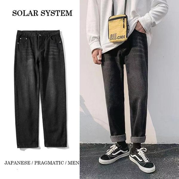 fashion brand jeans men mid waist loose black slim zipper men's pants cut denim mens clothing, Blue
fashion brand jeans men mid waist loose black slim zipper men's pants cut denim mens clothing, Blue