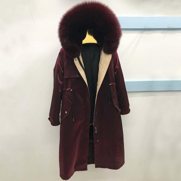 women's fur & faux winter jacket women long parka detachable warm natural collar hood real liner coat, Black
women's fur & faux winter jacket women long parka detachable warm natural collar hood real liner coat, Black