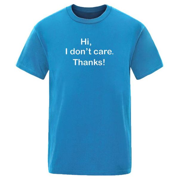 men's t-shirts letter simple print 2021 trend man solid color short sleeve crew neck funny hi i don't care, thanks fahion summer, White;black
men's t-shirts letter simple print 2021 trend man solid color short sleeve crew neck funny hi i don't care, thanks fahion summer, White;black