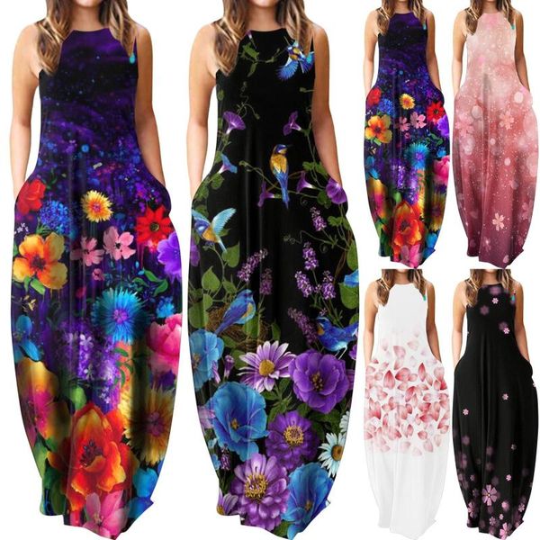 casual dresses woman dress pluss size floral print maxi sleeveless o-neck for women summer long vestido de mujer 2xl, Black;gray
casual dresses woman dress pluss size floral print maxi sleeveless o-neck for women summer long vestido de mujer 2xl, Black;gray