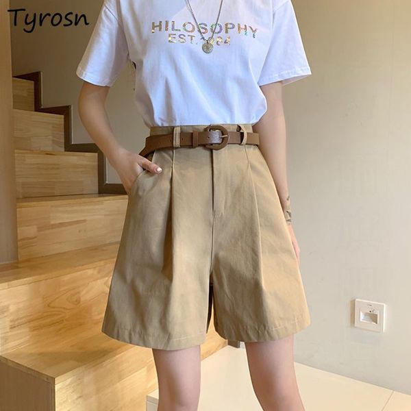 women's shorts solid women high waist korean fashion summer all-match simple temperament baggy casual streetwear harajuku hipster, White;black
women's shorts solid women high waist korean fashion summer all-match simple temperament baggy casual streetwear harajuku hipster, White;black