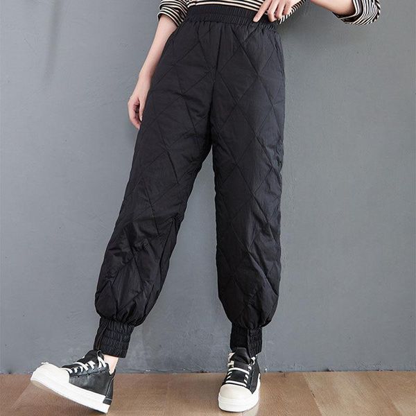 women's pants & capris fashion big size plus velvet thick trousers women winter loose casual elastic waist black diamond plaid cotton e, Black;white
women's pants & capris fashion big size plus velvet thick trousers women winter loose casual elastic waist black diamond plaid cotton e, Black;white