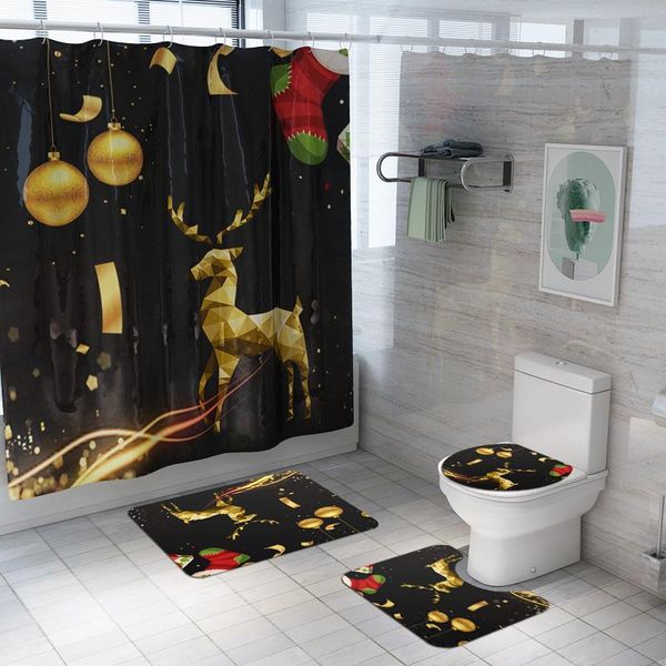 shower curtains christmas animal print curtain simple bathroom non-slip absorbent bath mat carpet toilet cover set decor
shower curtains christmas animal print curtain simple bathroom non-slip absorbent bath mat carpet toilet cover set decor