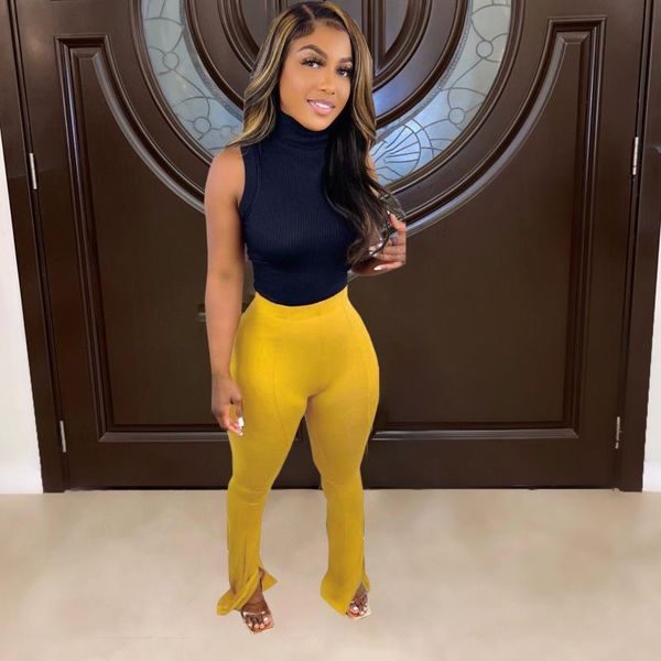 women's pants & capris women high waist split skinny black elastic bodycon long trousers party club leggings 2021 fashion korean style, Black;white
women's pants & capris women high waist split skinny black elastic bodycon long trousers party club leggings 2021 fashion korean style, Black;white