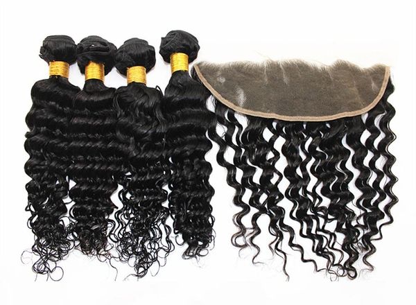 deep wave hair extensions 3 bundles with 13x4 hair closure ear to ear peruvian indian unprocessed human hair weft with lace frontal closure, Black
deep wave hair extensions 3 bundles with 13x4 hair closure ear to ear peruvian indian unprocessed human hair weft with lace frontal closure, Black