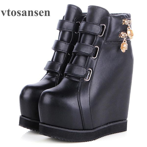 boots shoes 2021 autumn women ankle pu soft leather round toe skull hook loop female short increasing heels, Black
boots shoes 2021 autumn women ankle pu soft leather round toe skull hook loop female short increasing heels, Black