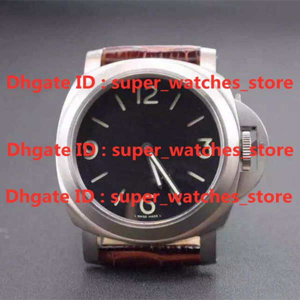 n pam176 montre de luxe 44mm eta 6497 manual mechanical movement titanium leather watchband mens watch 300m waterproof, Slivery;brown
n pam176 montre de luxe 44mm eta 6497 manual mechanical movement titanium leather watchband mens watch 300m waterproof, Slivery;brown