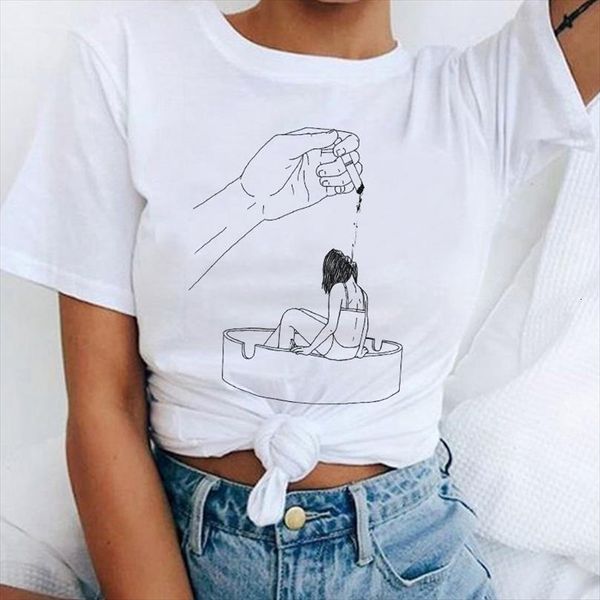 Fashion Ladies Smoking Sister Men Tops Picture Retro Streetwear Harajuku Tee Amp Top Line Hand Painted Vouge Print, White;black
Fashion Ladies Smoking Sister Men Tops Picture Retro Streetwear Harajuku Tee Amp Top Line Hand Painted Vouge Print, White;black