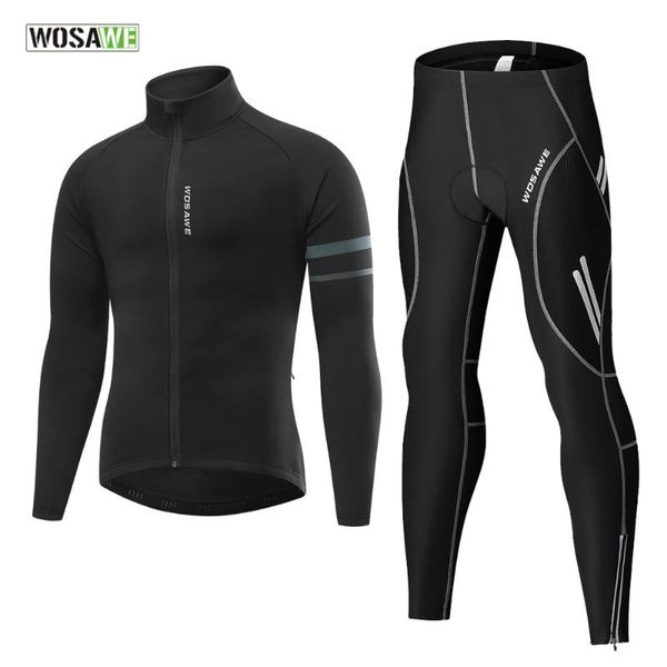racing sets wosawe men's winter thermal cycling jersey set breathable mountain bike pad long bicycle clothing maillot ropa ciclismo hom, Black;blue
racing sets wosawe men's winter thermal cycling jersey set breathable mountain bike pad long bicycle clothing maillot ropa ciclismo hom, Black;blue