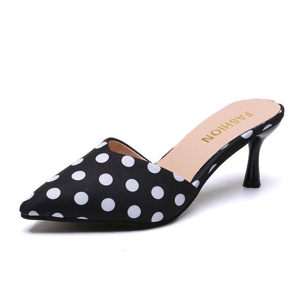 new summer women sandals wedding shoes bridal pointed toe woman slippers low heels dress shoe sandalias mujer polka dot rome, Black
new summer women sandals wedding shoes bridal pointed toe woman slippers low heels dress shoe sandalias mujer polka dot rome, Black