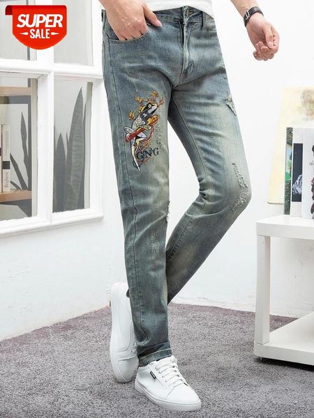 2019 blue brand embroidery designer hip hop men trousers regular soft denim streetwear ripped jeans designer distressed pants #fr2g
2019 blue brand embroidery designer hip hop men trousers regular soft denim streetwear ripped jeans designer distressed pants #fr2g