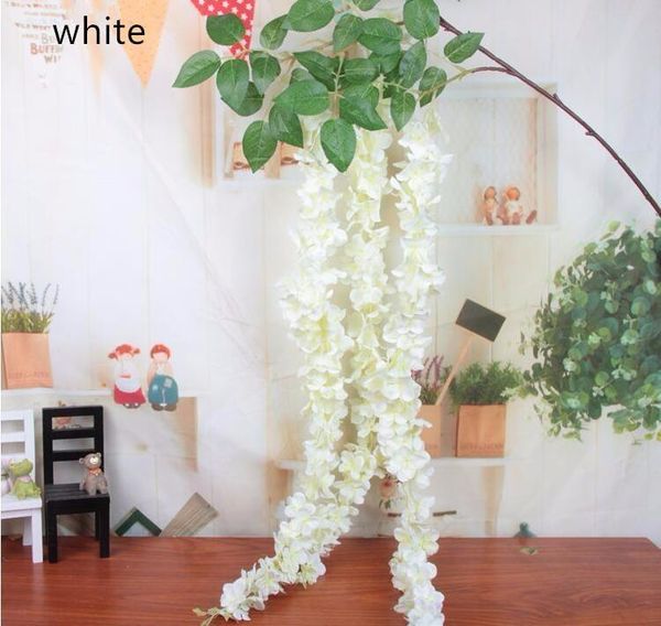 30 pcs/lot centerpieces for weddings silk flower wisteria vine bouquet garland home ornament
30 pcs/lot centerpieces for weddings silk flower wisteria vine bouquet garland home ornament