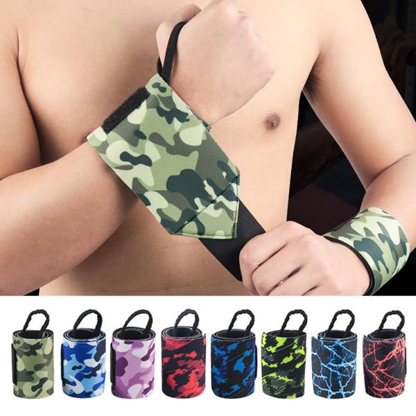 wrist support 1pcs fitness sports wristbands anti-sprain power bandage camouflage weightlifting, Black;red 
wrist support 1pcs fitness sports wristbands anti-sprain power bandage camouflage weightlifting, Black;red