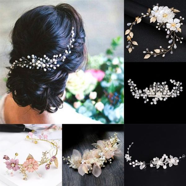 hair clips & barrettes korean silk yarn flower bride headdress beauty wedding accessories pink ornament for girl women, Golden;silver
hair clips & barrettes korean silk yarn flower bride headdress beauty wedding accessories pink ornament for girl women, Golden;silver